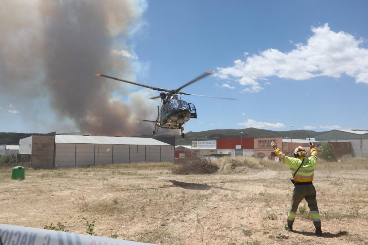 Incendio en la Serra Calderona