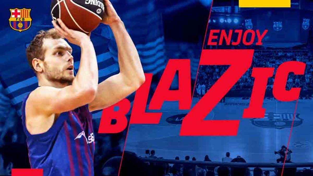 Blazic llega al Barça Lassa para mejorar la zona exterior