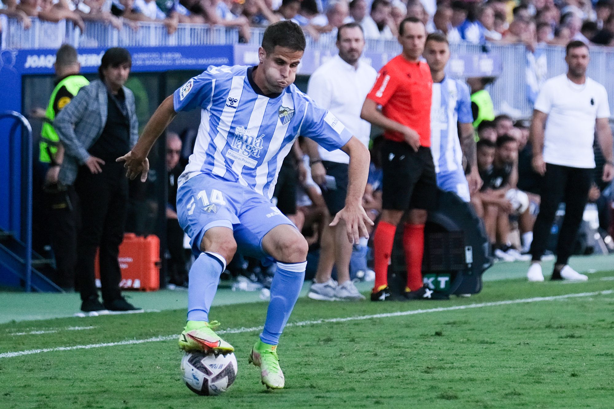 El Málaga CF - Albacete Balompié, en imágenes