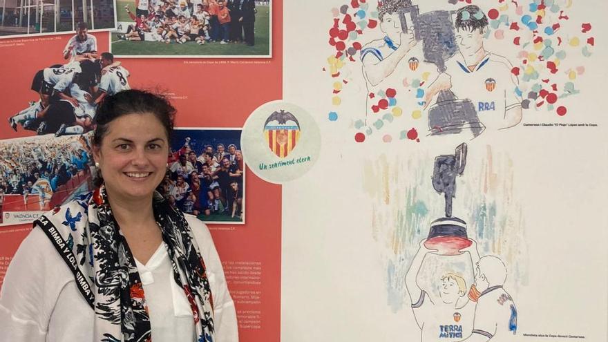 Laura Granell ilustra la historia del València CF por su centenario