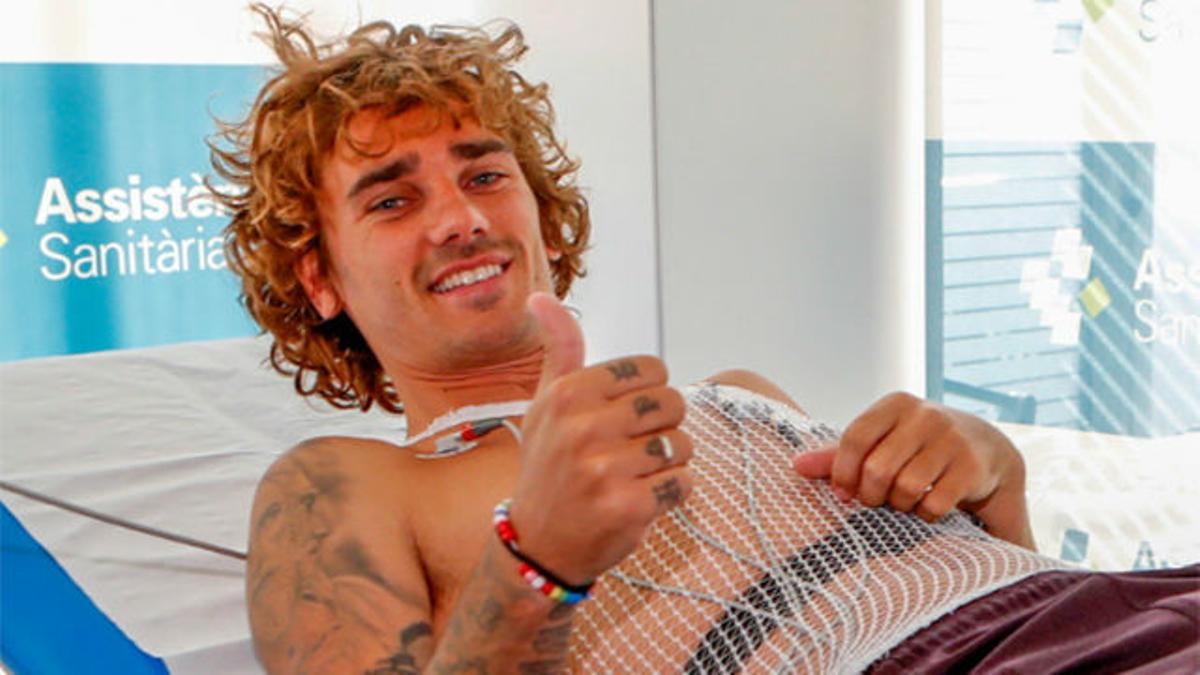 Griezmann pasa revisión médica antes de ser presentado como jugador Barça