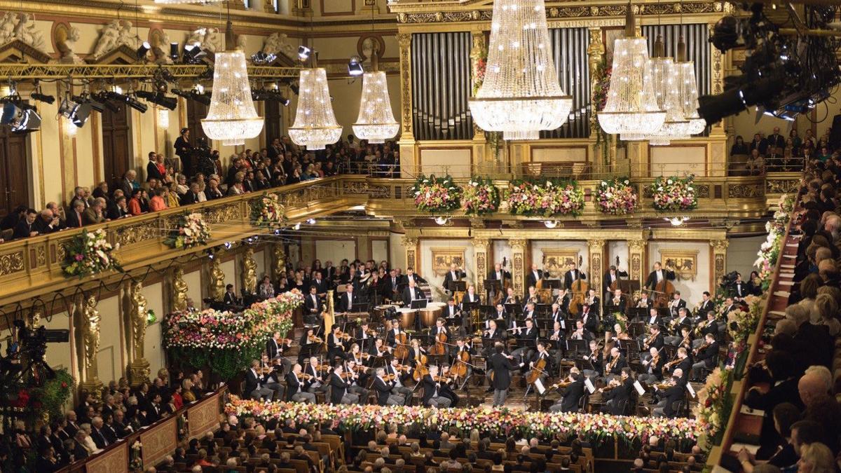 La Sala Dorada de la Filarmónica de Viena.