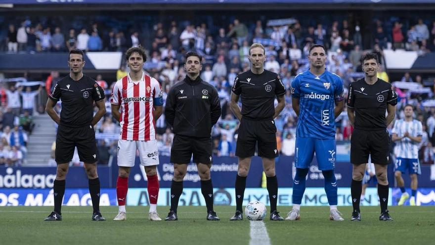 El árbitro del Málaga CF - UD Las Palmas: dos rojas y el VAR