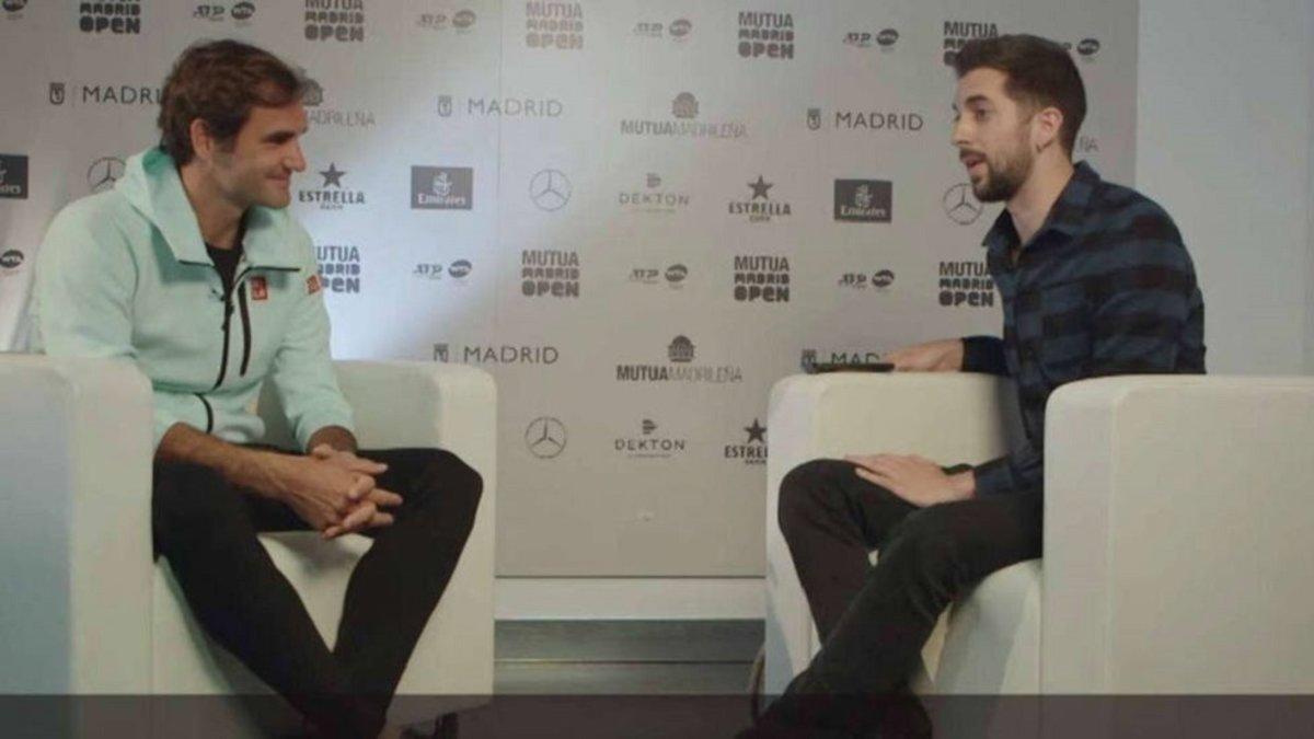 David Broncano le realiza una corta entrevista a su ídolo Roger Federer | Cadena 100