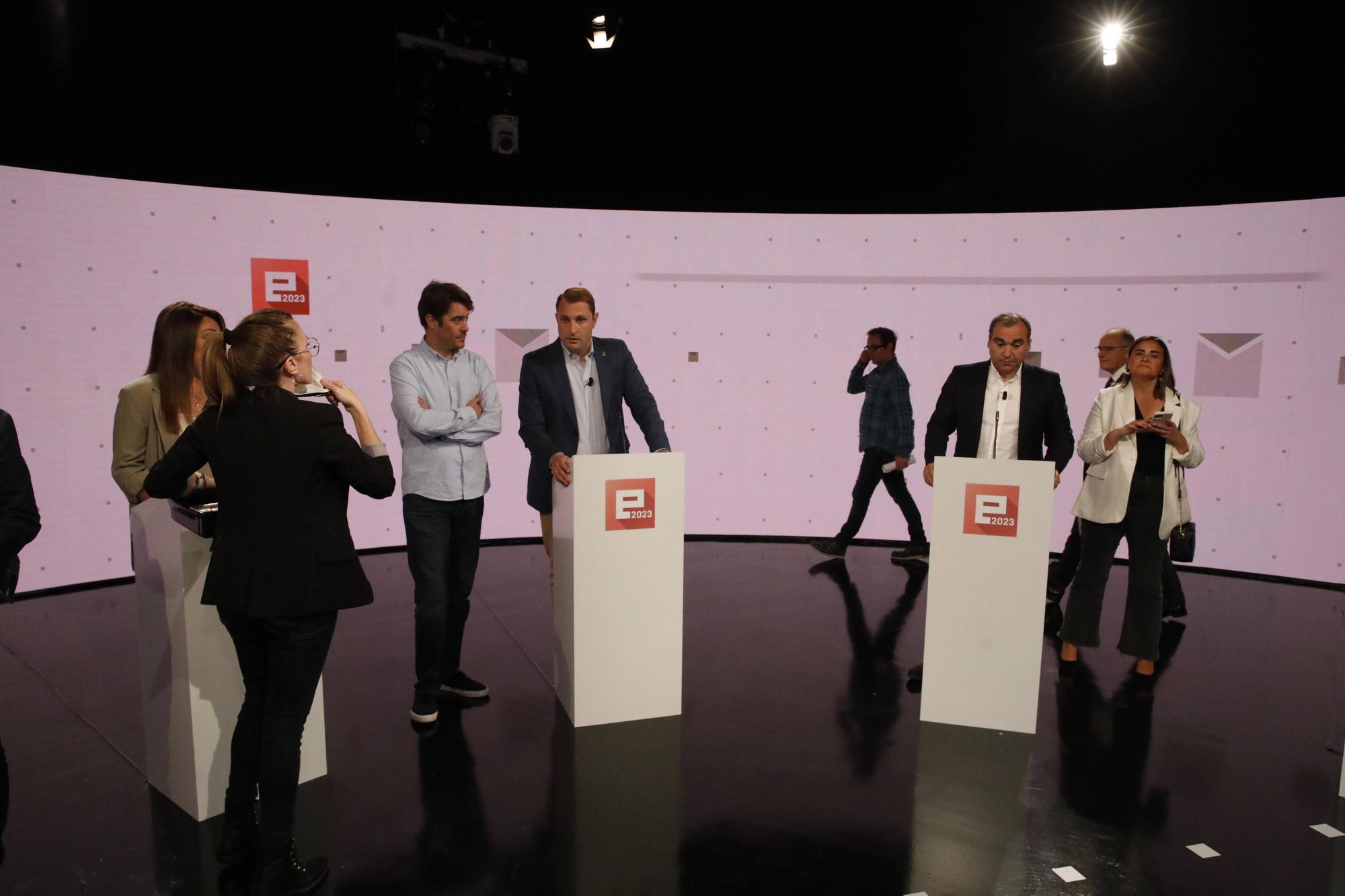 En imágenes: Debate de los candidatos a la presidencia del Principado