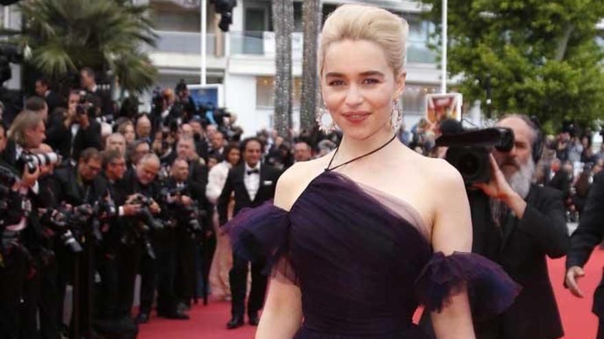 Emilia Clarke, en Cannes.