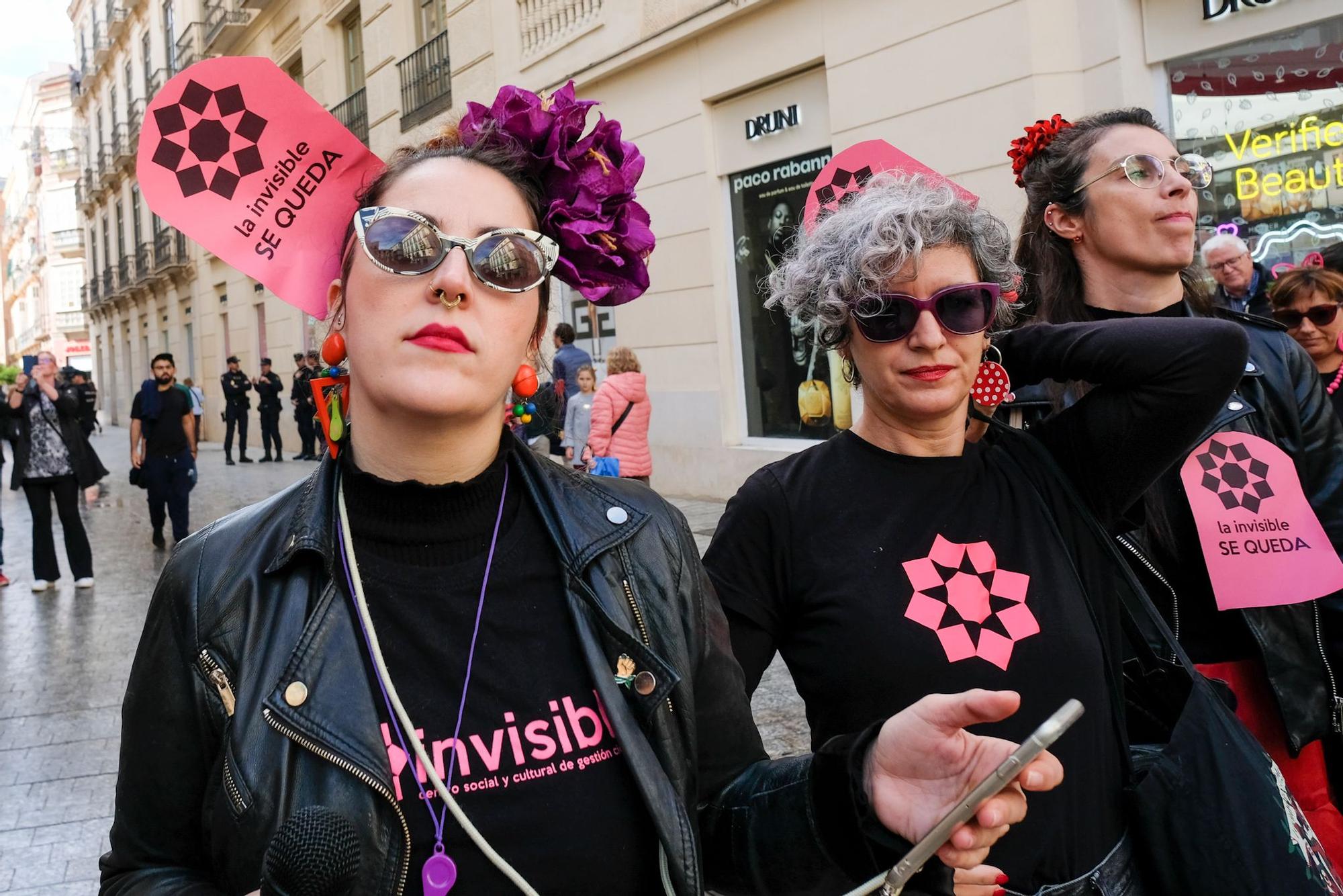 Manifestación contra el desalojo de La Casa Invisible