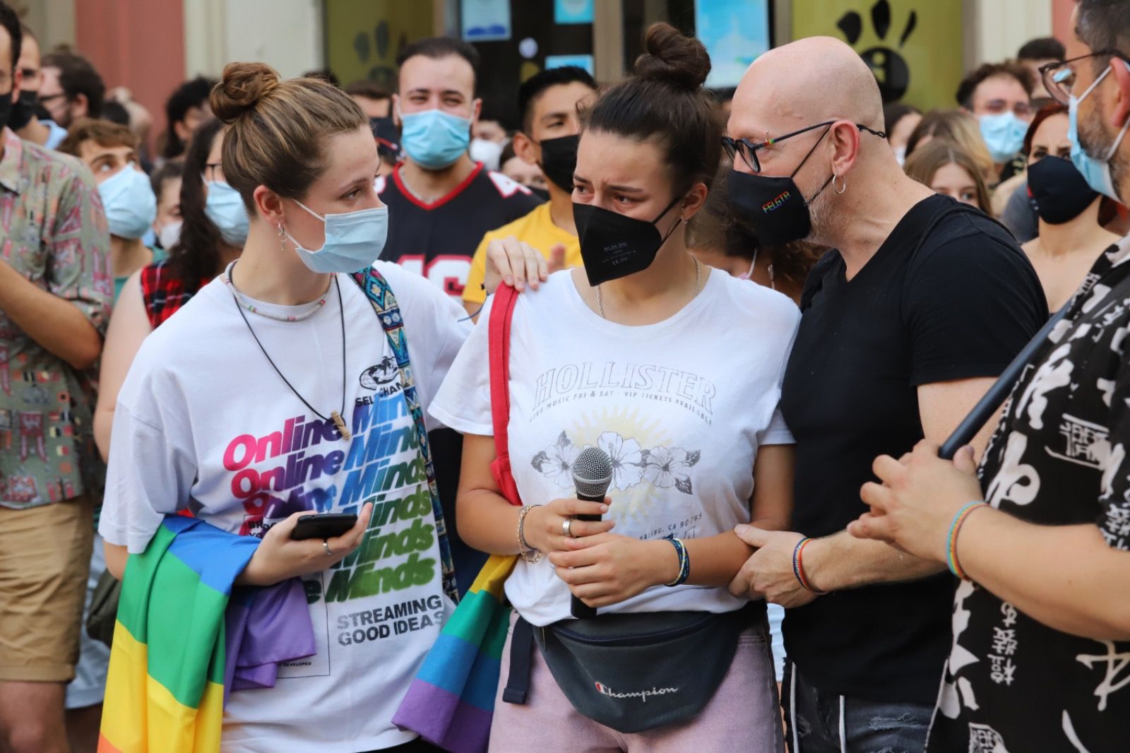 Concentración en Murcia para pedir justicia por el asesinato homófobo de Samuel