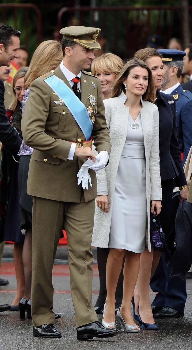 Doña Letizia en el Día de la Hispanidad 2008