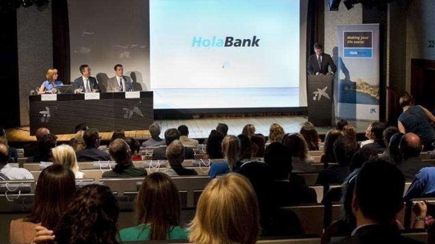 Presentación del nuevo servicio bancario de CaixaBank en Palma.