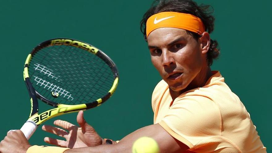 Nadal en una acción del partido ante Bedene.