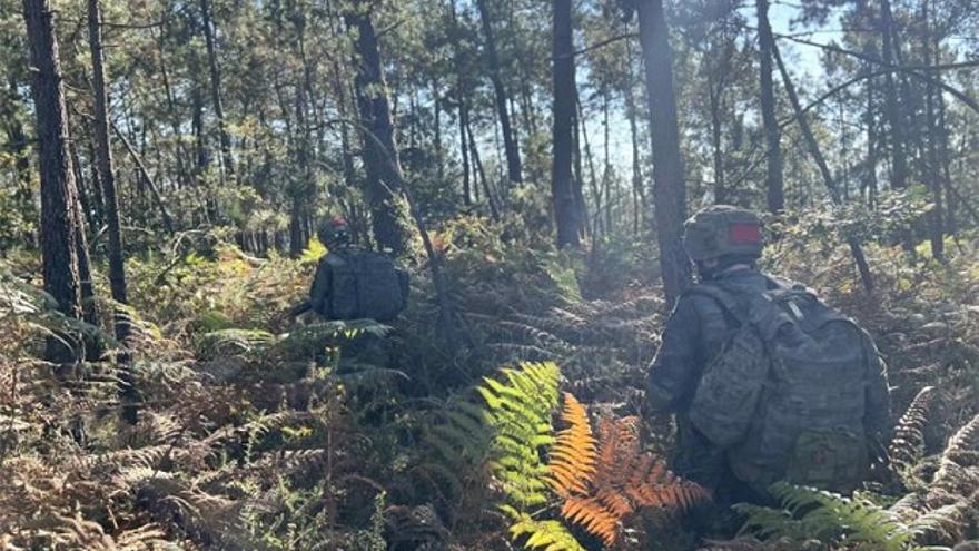 Imagen de los ejercicios facilitada por el Ejército de Tierra.