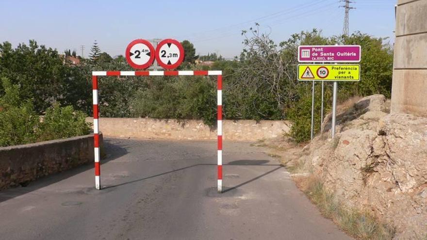 Almassora rotula los puentes BIC que comparte con Vila-real