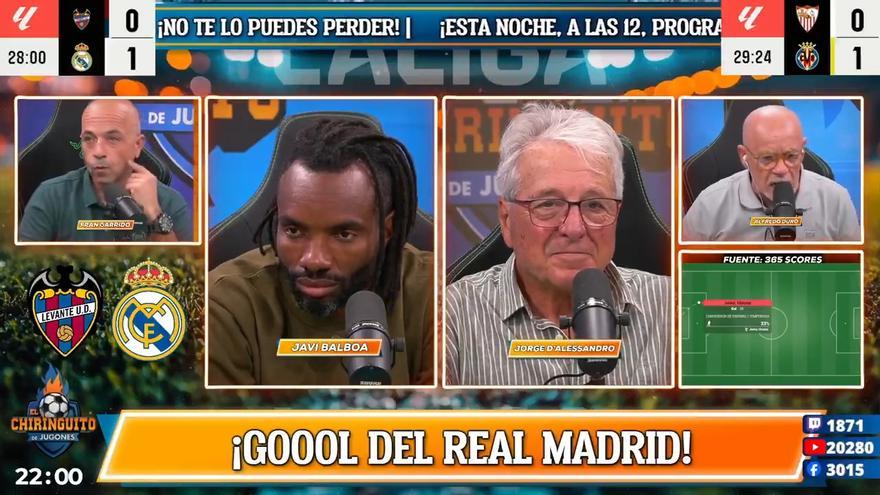 Alfredo Duro se vuelve loco con el gol de Vinicius: "Es uno de los goles de la temporada"