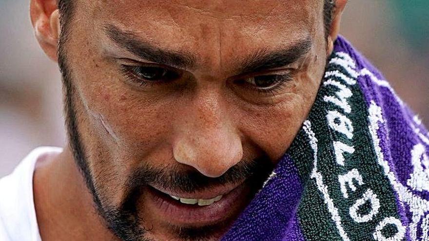 Fognini: &quot;No voy de buen chico, pero pagué por algo que no hice&quot;