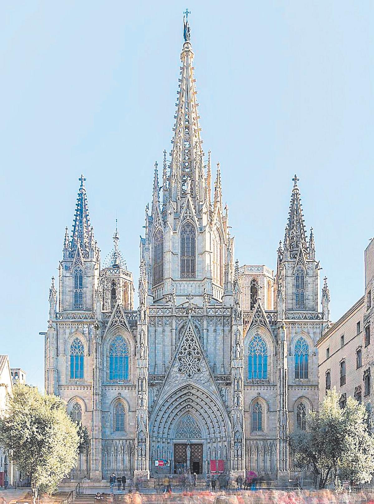 Catedral de Barcelona, supuesto lugar de enterramiento de la reina Petronila de Aragón.