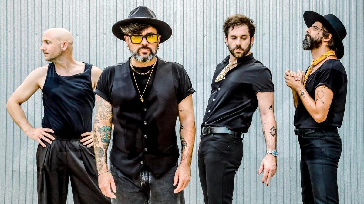 (De izda. a dcha.) Los miembros de Viva Suecia Fernando Campillo, Jess fabric, Rafa Val y Alberto Cantúa.