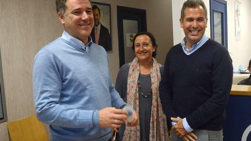 Jacobo Moreira, María José Rodríguez y Rafael Domínguez. // Rafa Vázquez