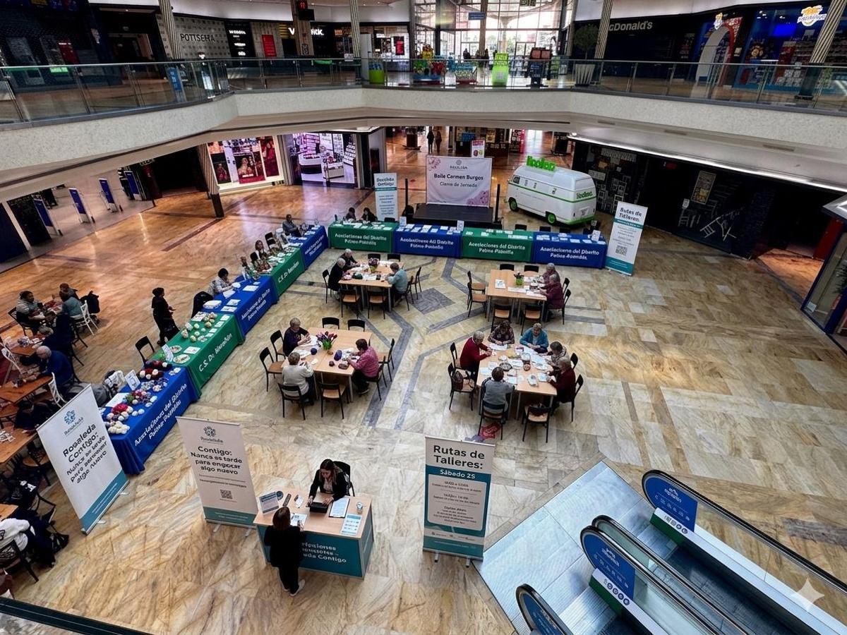 Jornada talleres, Centro Comercial Rosaleda