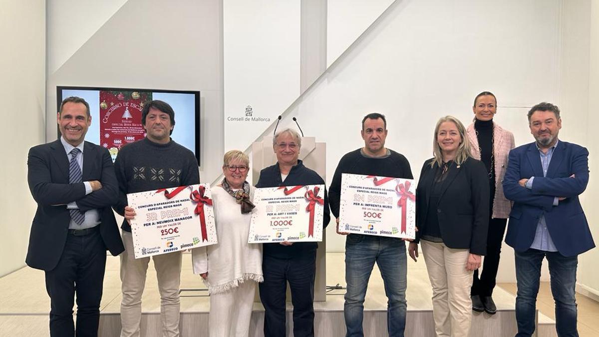 Los ganadores han recogido sus premios esta mañana en el Consell de Mallorca.