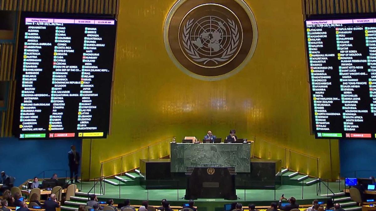 La Asamblea General de la ONU amplía los derechos de Palestina y llama ...
