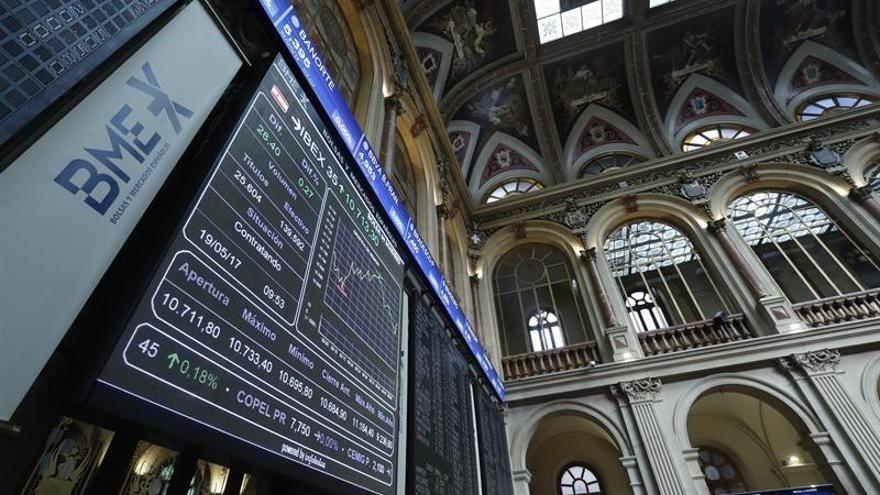 El IBEX 35 se da la vuelta y opta por las pérdidas al dejarse un 0,34%