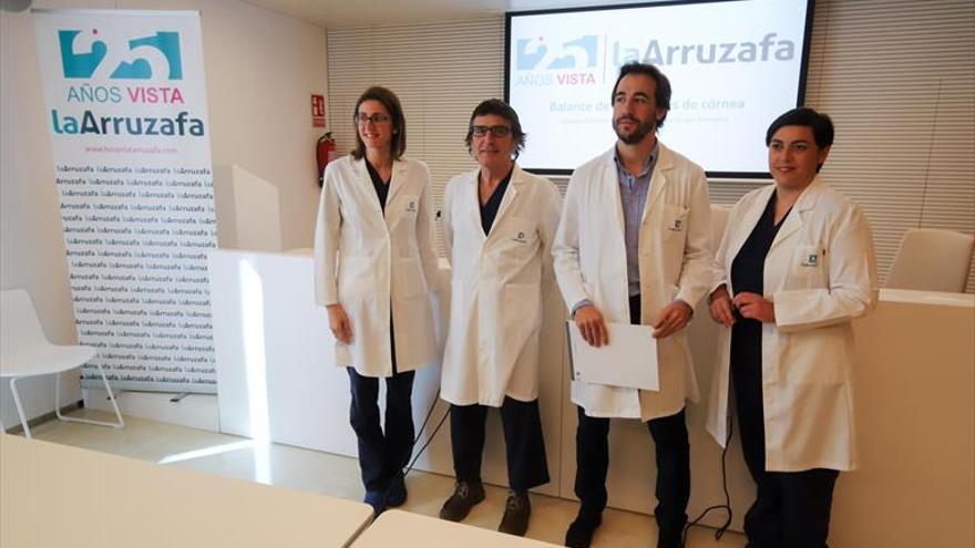 La Arruzafa lidera los trasplantes de córnea otra vez en Andalucía