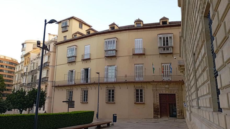 La Cámara de Comercio de Málaga, en la calle Cortina del Muelle.