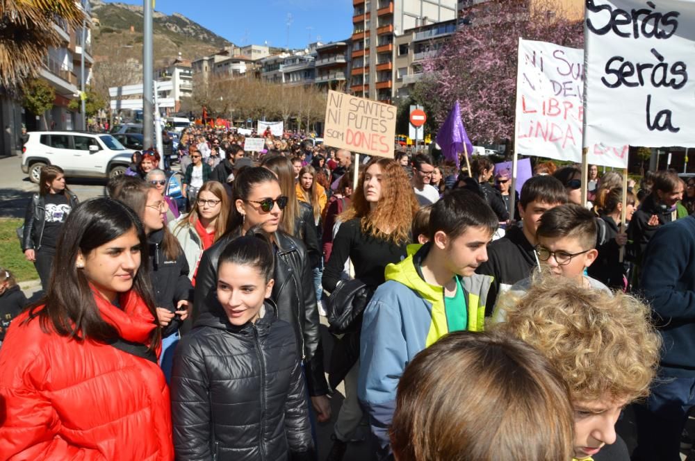 Manifestació del 8-M a Berga