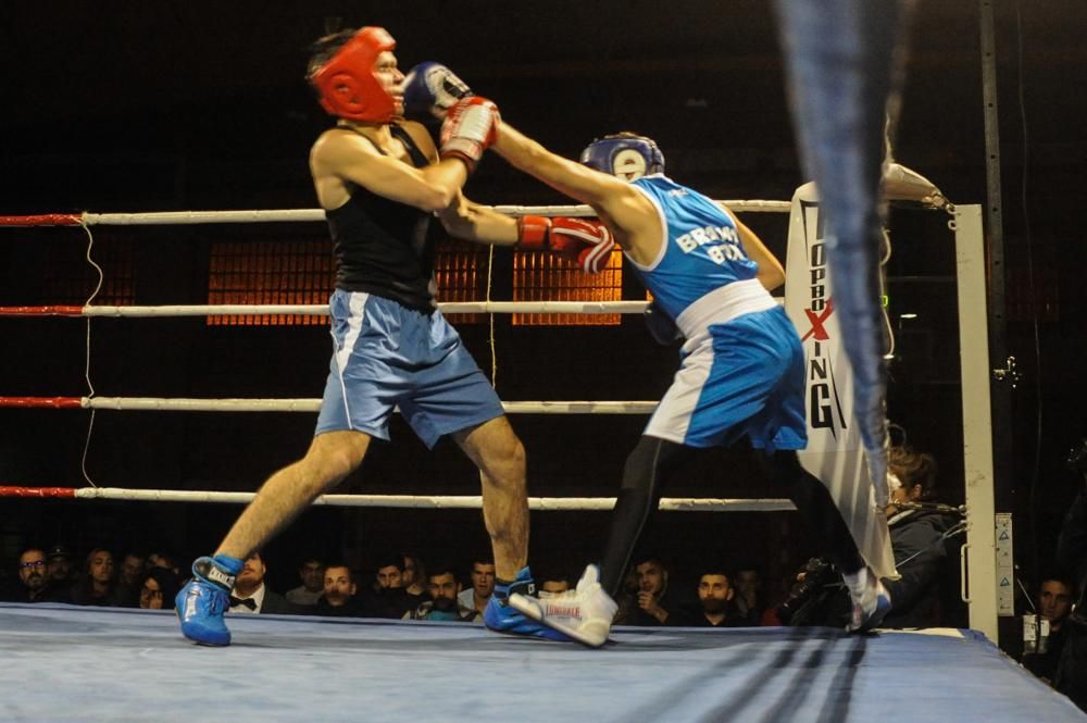 La noche del mejor boxeo gallego