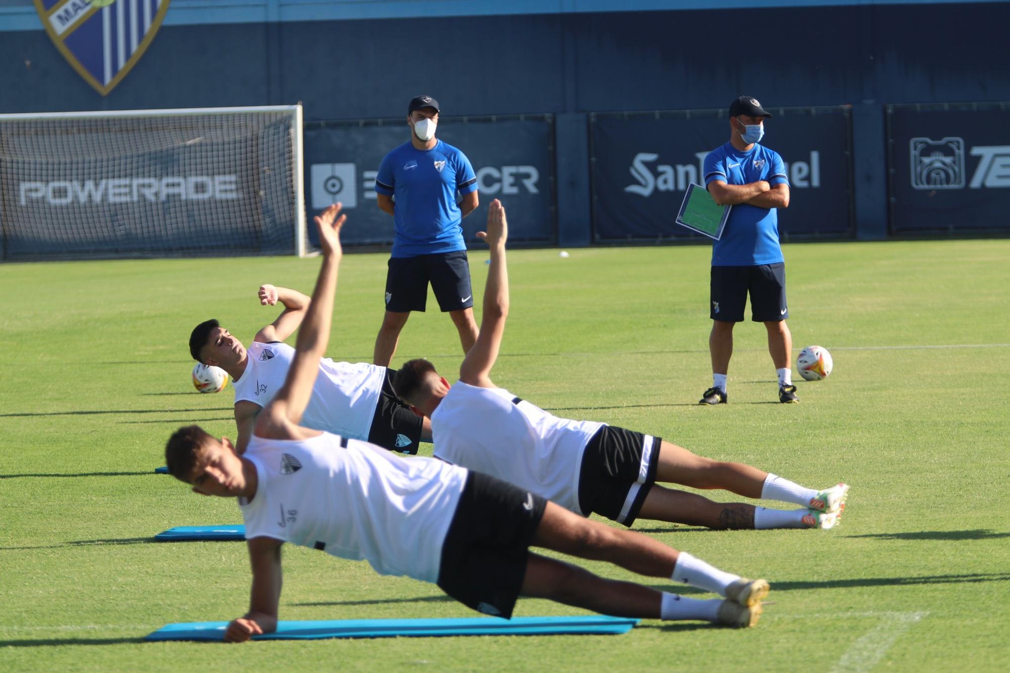 Primer entrenamiento del Málaga CF