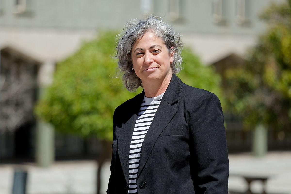 Cristina Aranda, durante su visita a la Universidad de La Laguna en 2025.