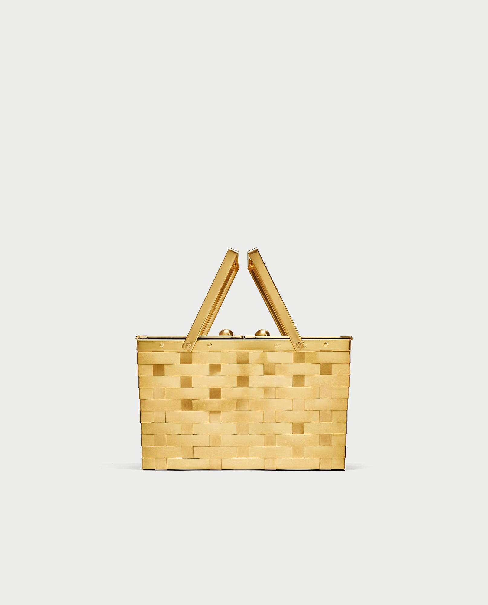 Cesta metálica de Zara