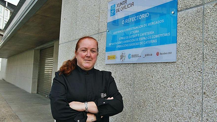 Berta López Paz, directora y coordinadora de ‘O Refectorio’.   | // I. OSORIO