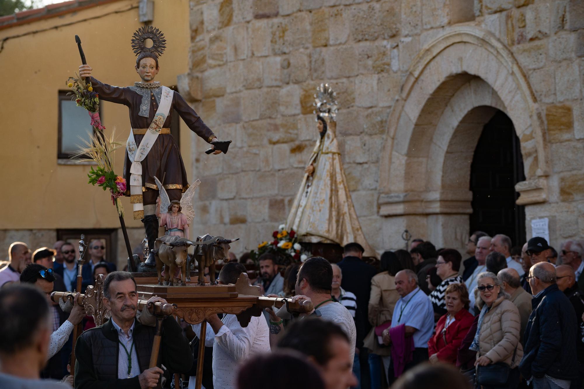 Procesión de San Isidro Labrador en Zamora capital