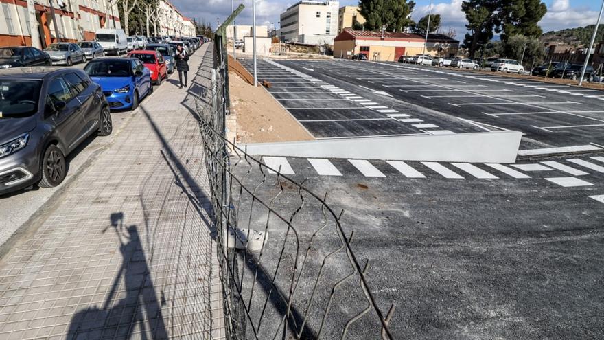 El nuevo parking del Hospital de Alcoy abrirá en los próximos días