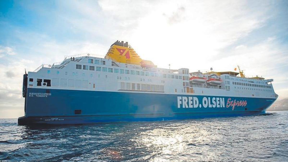 Imagen Buenavista Express, el barco de Fred. Olsen Express que conecta con Canarias