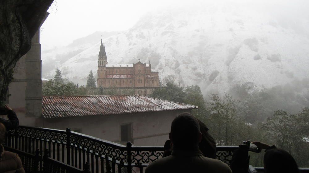 Nieve en Covadonga