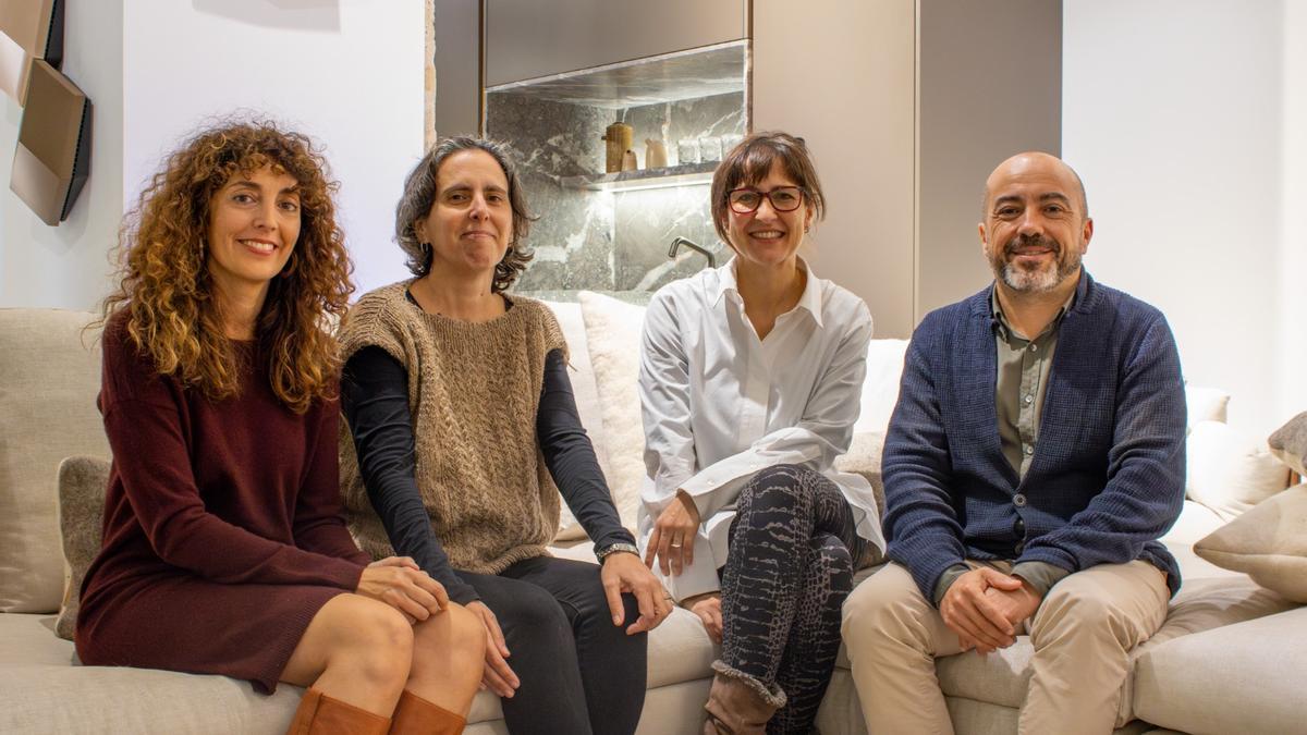 Elisabeth Colom, Eugenia Marcote, Gemma Salvador y Llorens Torrens, de Espacio Home Design.