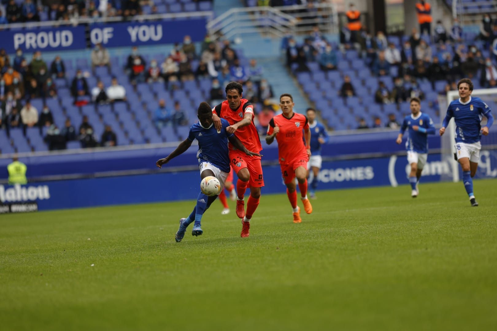 El partido del Oviedo, en imágenes