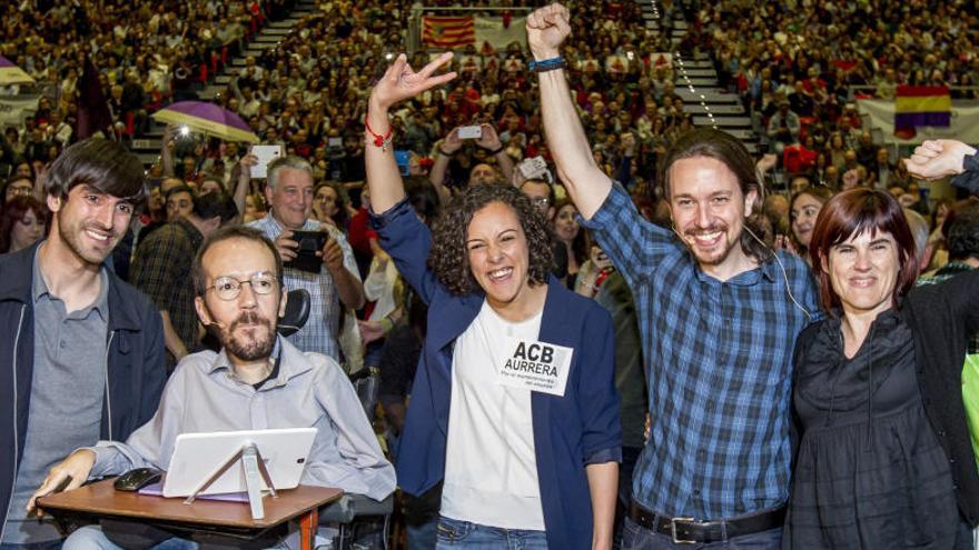 Pablo Iglesias, en Barakaldo.