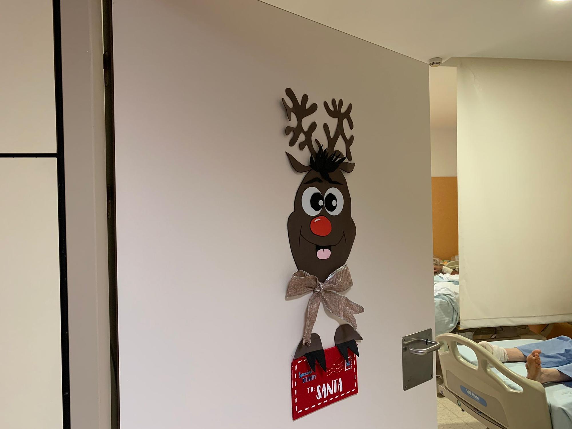 Los mejores adornos navideños del Hospital Clínico en 2021