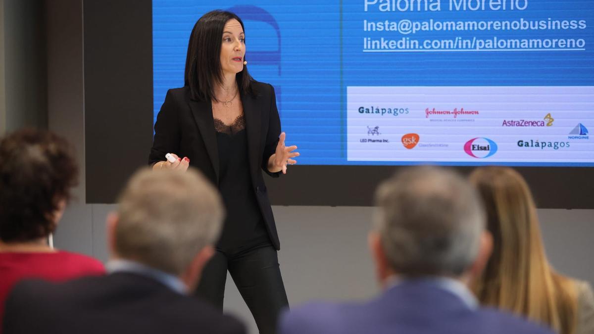 Paloma Moreno dio una conferencia sobre comunicación en el Hub Empresa de Banco Sabadell.