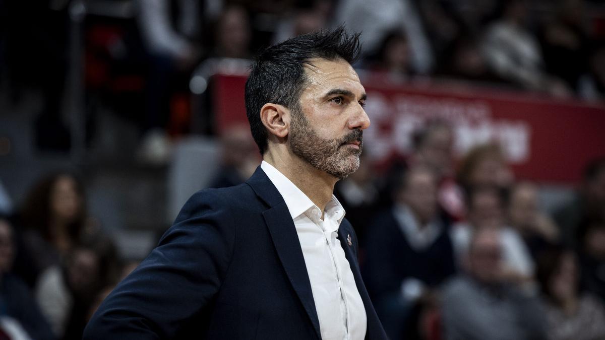 Jesús Ramírez, durante el partido entre el Casademont Zaragoza y el Gran Canaria en el Príncipe Felipe.
