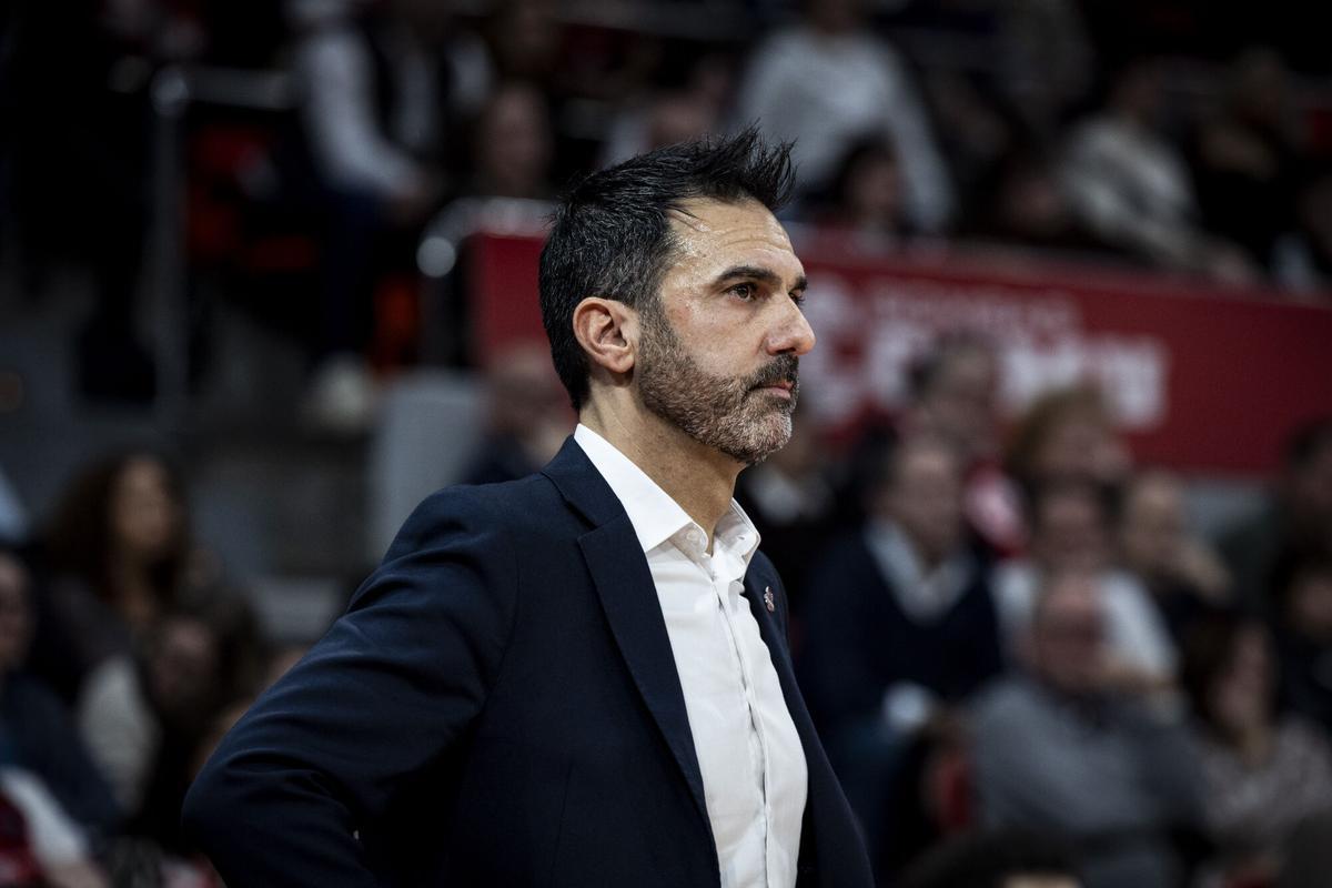 Jesús Ramírez, durante el partido entre el Casademont Zaragoza y el Gran Canaria en el Príncipe Felipe.