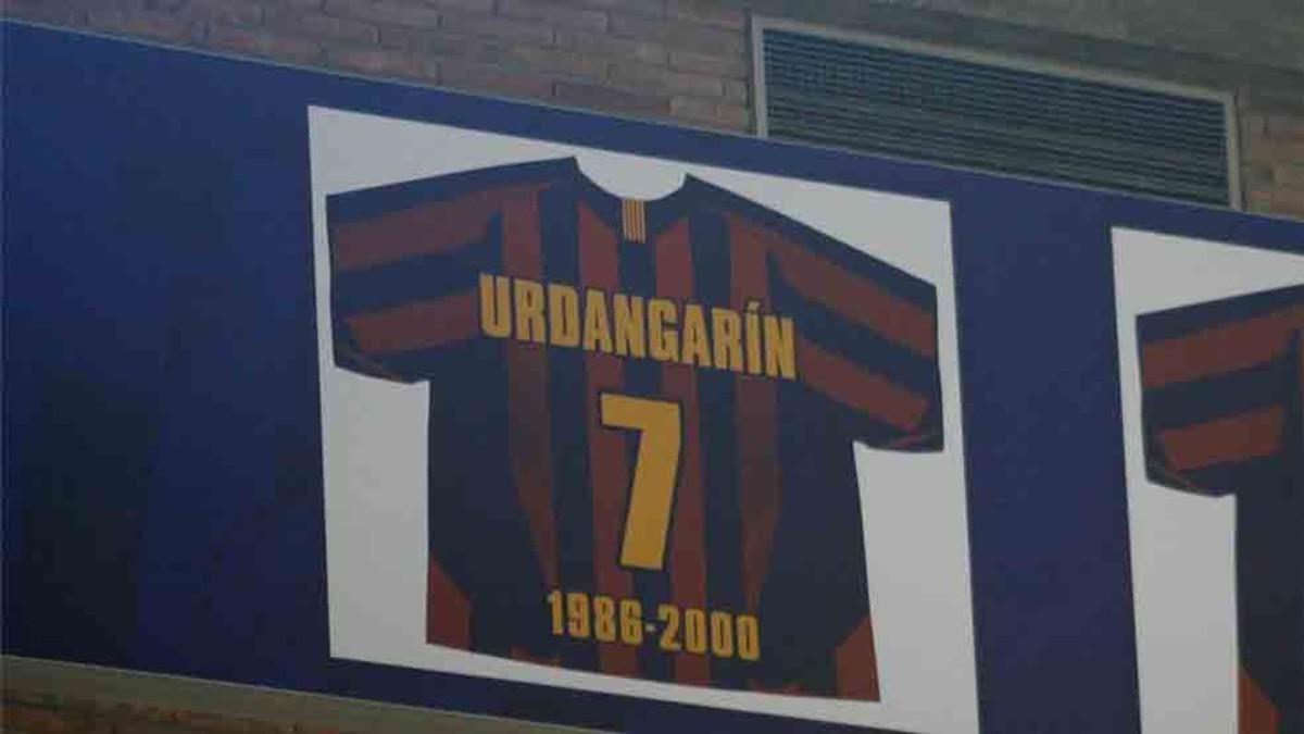 La camiseta de Urdangarín sigue colgada en el Palau Blaugrana