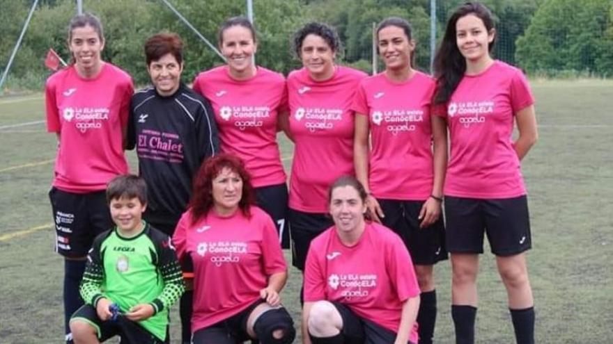 Equipo de fúbol siete femenino Agaela.   | // 