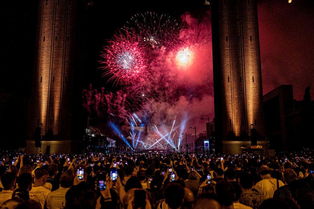 El Piromusical cierra la Mercè a ritmo de Sónar