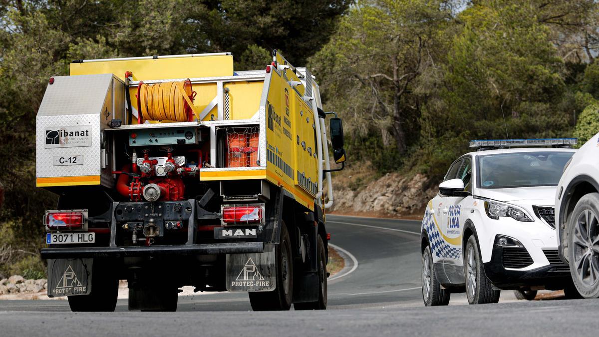 Nuevo incendio en el vertedero de Ibiza