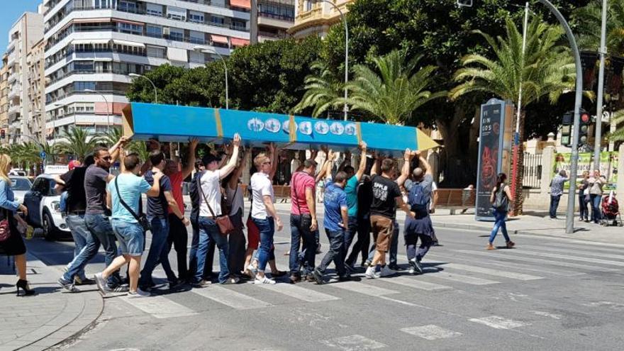 La Policía Local de Crevillent realizó una concentración en Alicante